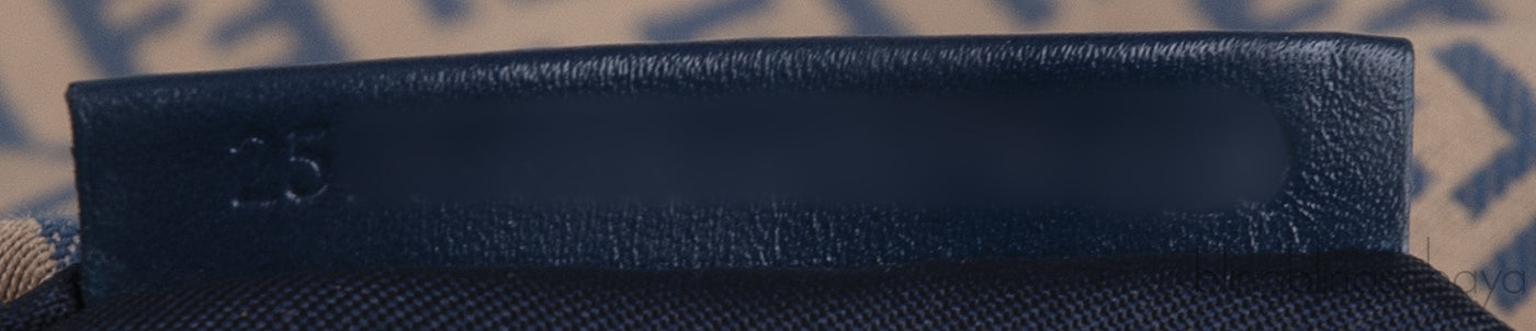 Fendi Blue FF Printed Canvas Hobo