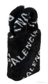 Faux Fur Phone Holder Bag