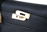 Kelly 35 Black Togo Retourne