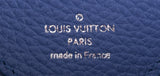 Louis Vuitton Blue Capucine Python Handle Bag