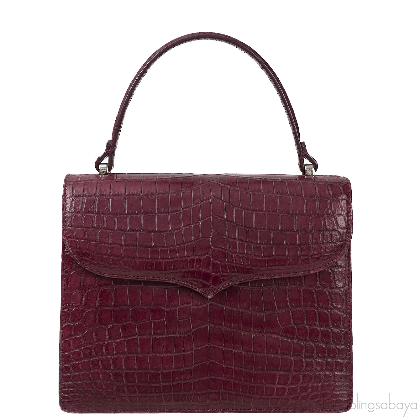 Maxime Bordeaux Crocodile Bag