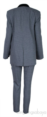 Grey Houndstooth Blazer & Trouser
