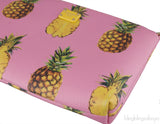 Pink Pineapple Printed Pouch