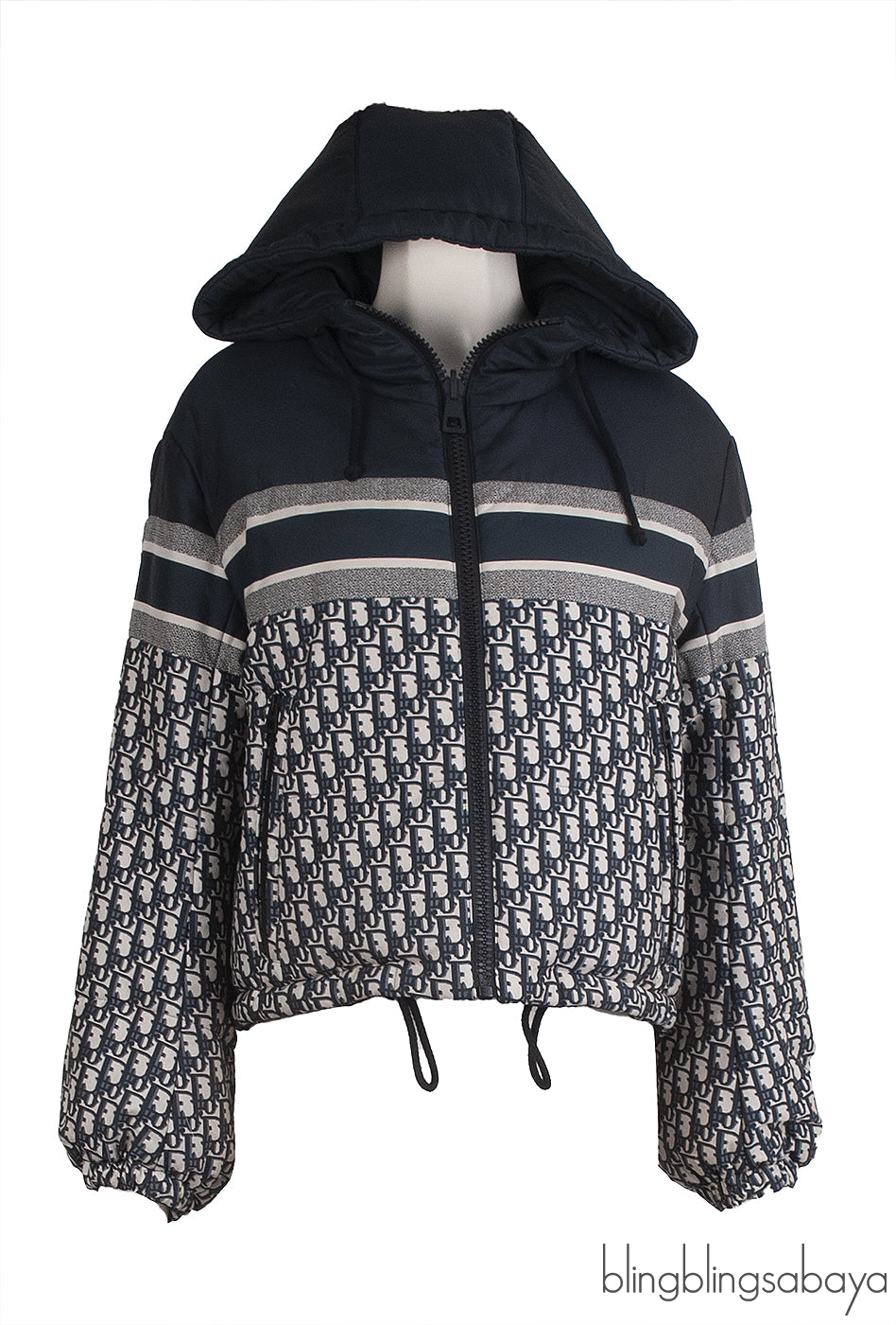 Dior Oblique Reversible Cropped Puffer Jacket