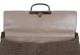 Roger Vivier Greyish Brown Python Shoulder Bag