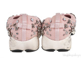 Pink Embellished Fusion Sneakers