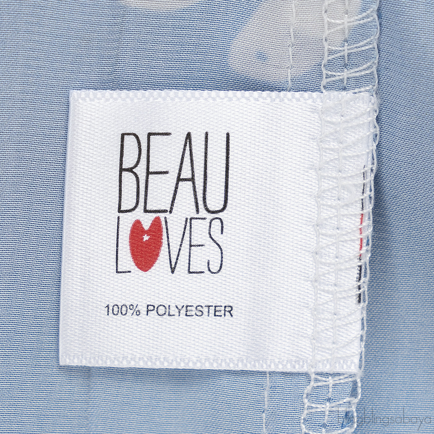 Beau Loves Blue Ping Pong Club Printed Pleated Kid Skirt