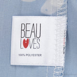Beau Loves Blue Ping Pong Club Printed Pleated Kid Skirt
