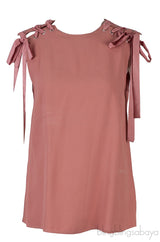 Old Rose Sleeveless Top