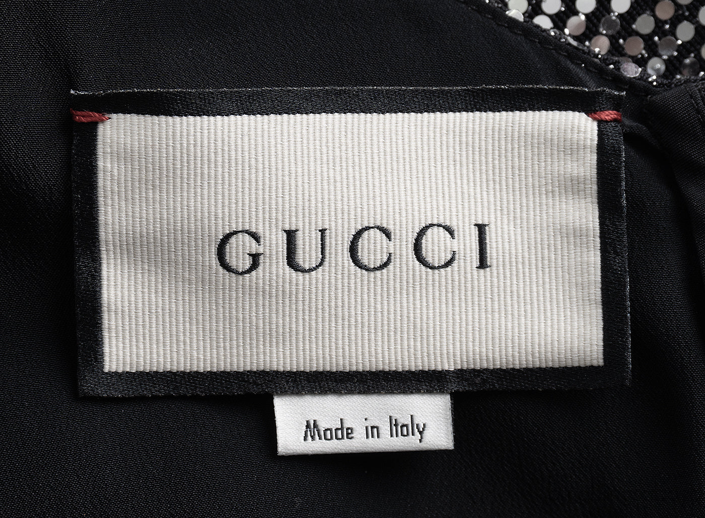 Gucci Silver Glitter Maxi Dress