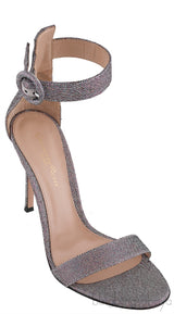Gianvito Rossi Portifino Textured Lame Slingback