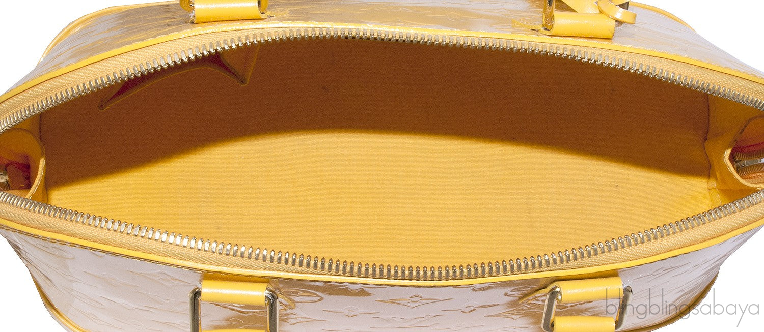 Alma Jaune Passion Monogram Vernis