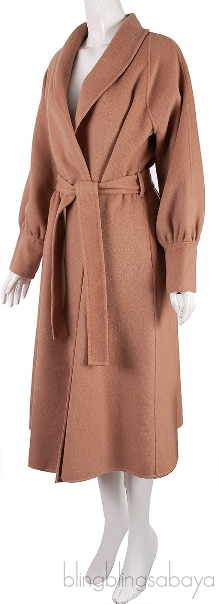Brown Belted Trench Coat