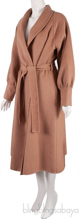 Brown Belted Trench Coat