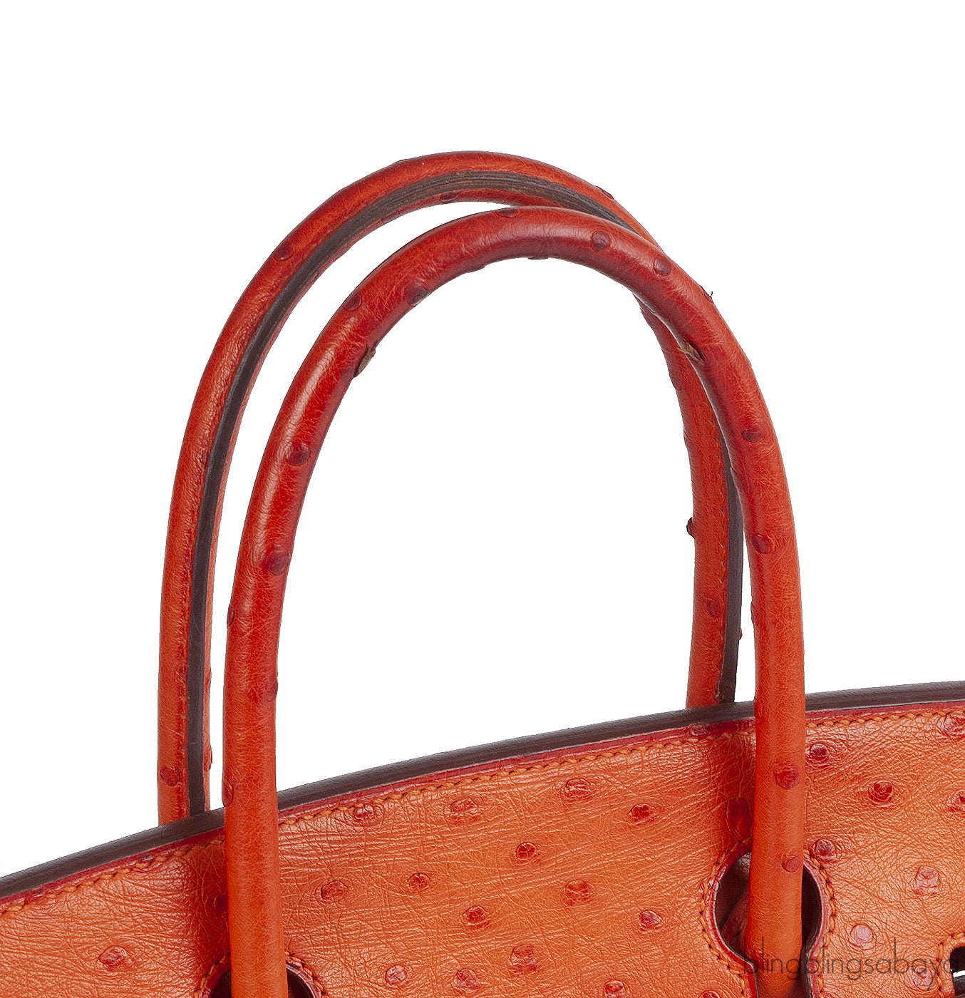 Hermes Birkin 30 Orange Ostrich PHW