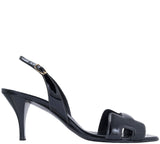 Night 70 Black Slingback Sandals