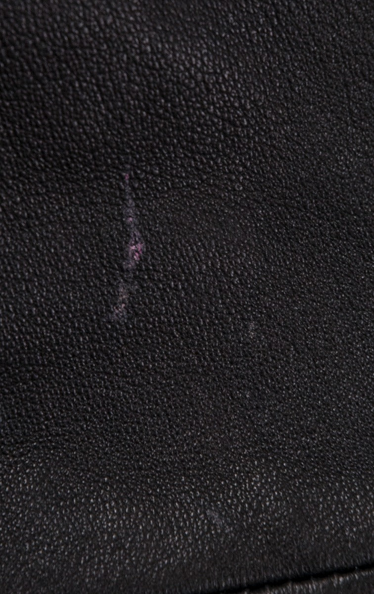 Black Leather Trouser