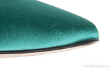 Emerald Green Crystal Satin Heels