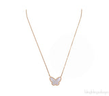 MOP Lucky Alhambra Butterfly Pendant