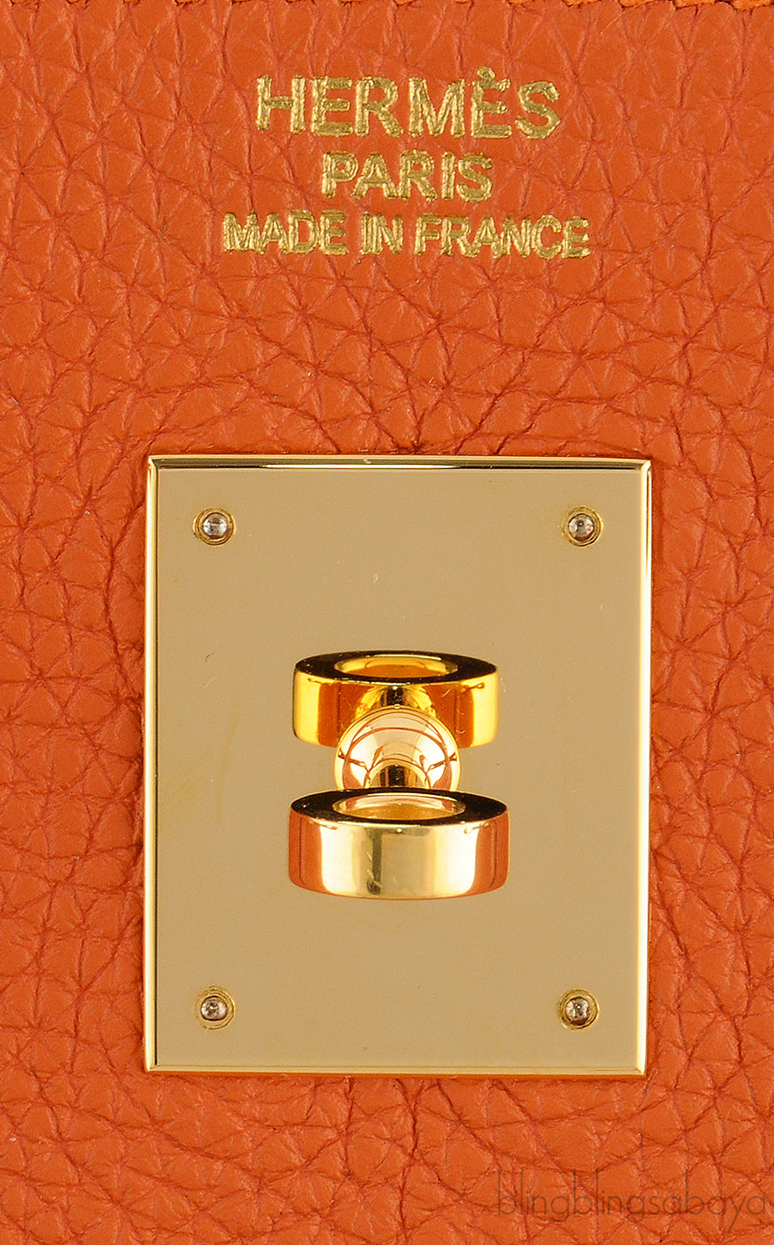 Birkin 40 Orange Togo  GHW