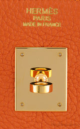 Birkin 40 Orange Togo  GHW