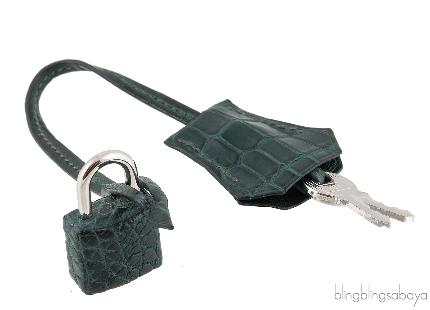 Kelly 32 Vert Fonce Crocodile PHW