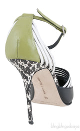 Multi-color Strappy Heels