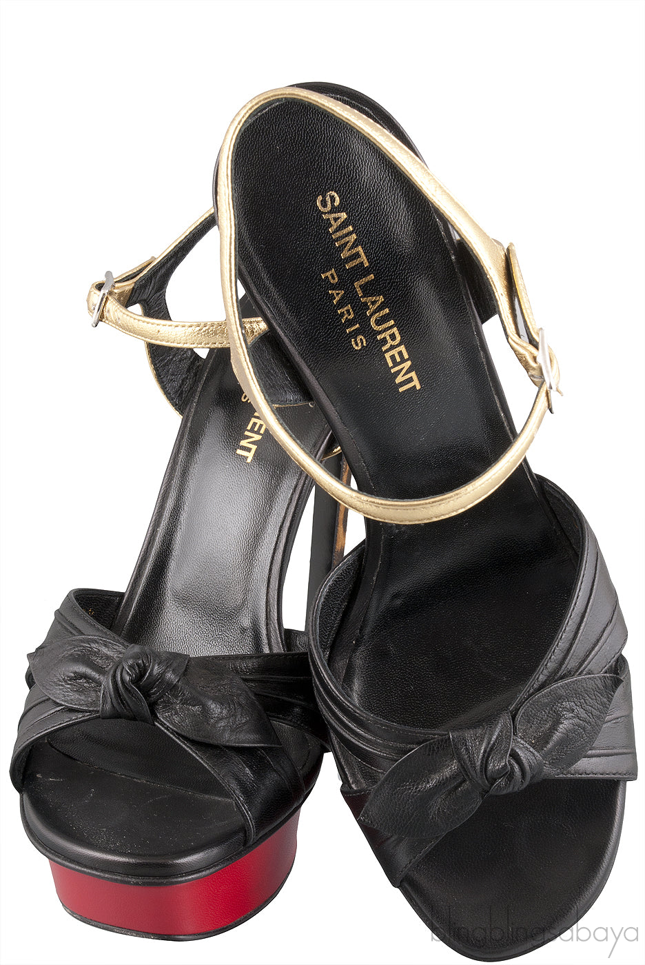 Multicolor Bow Slingback Pump