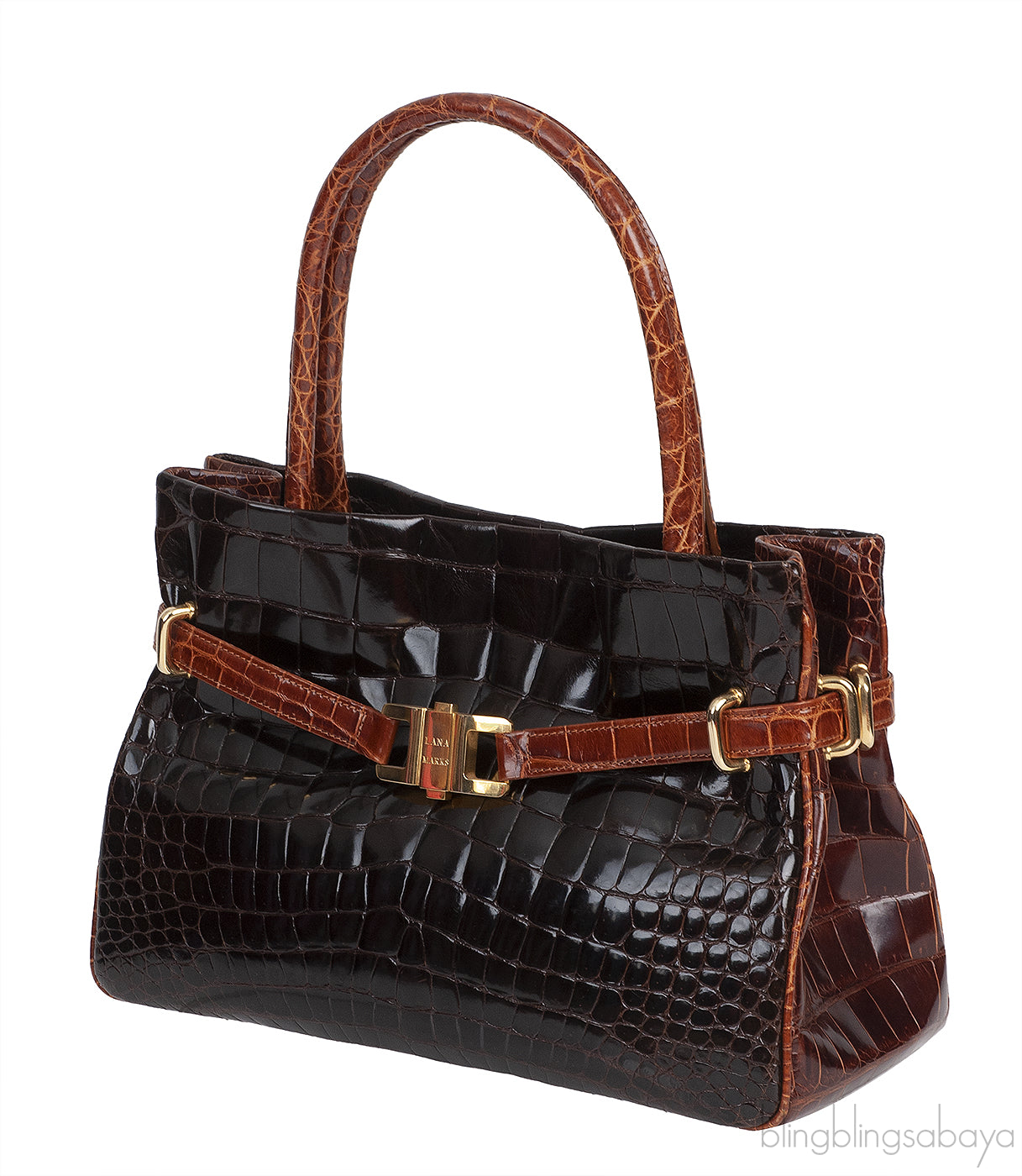Lana Marks Positano Alligator Bag