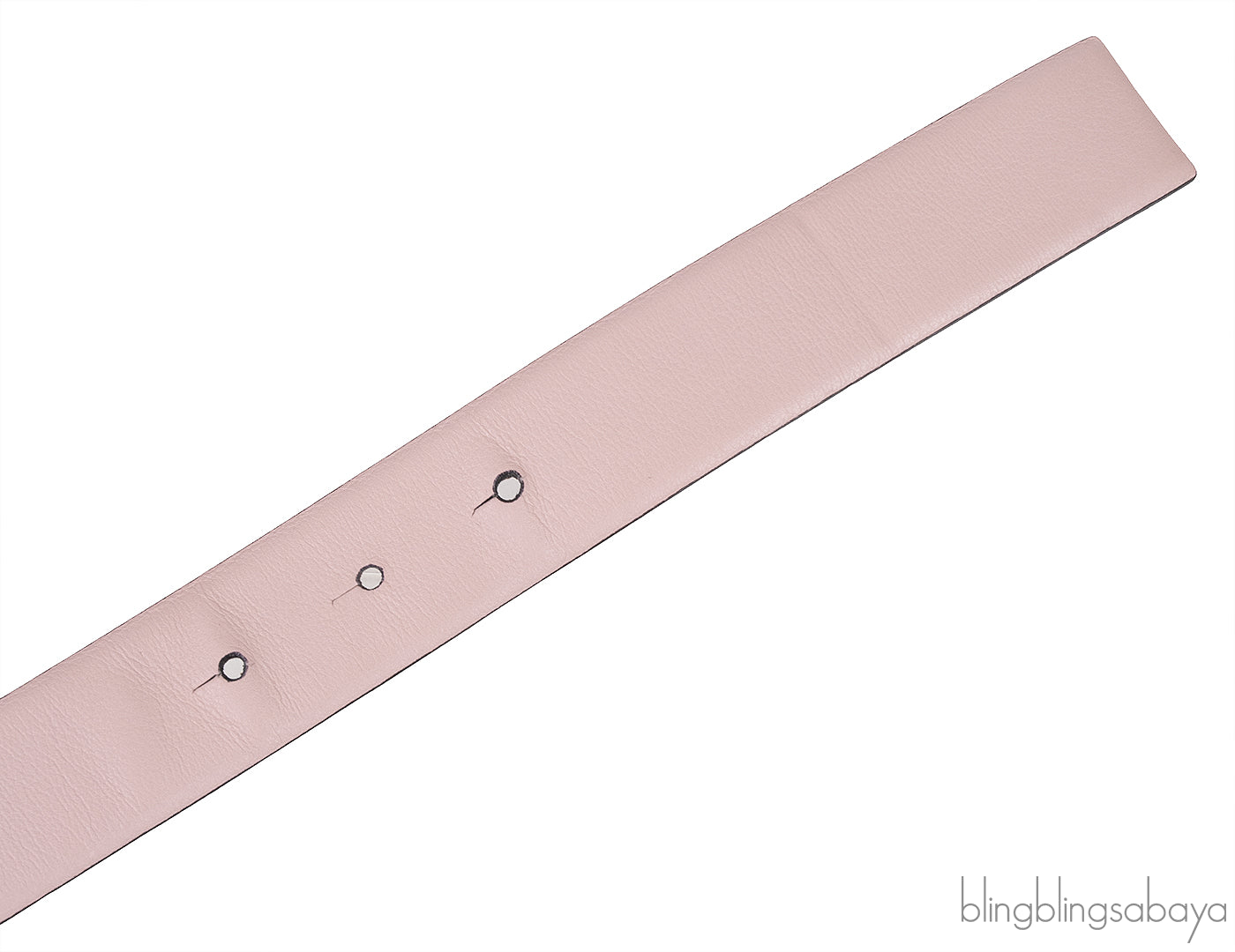 Valentino Garavani Old Pink V Buckle Belt