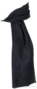 Logomania Black Cashmere Shawl