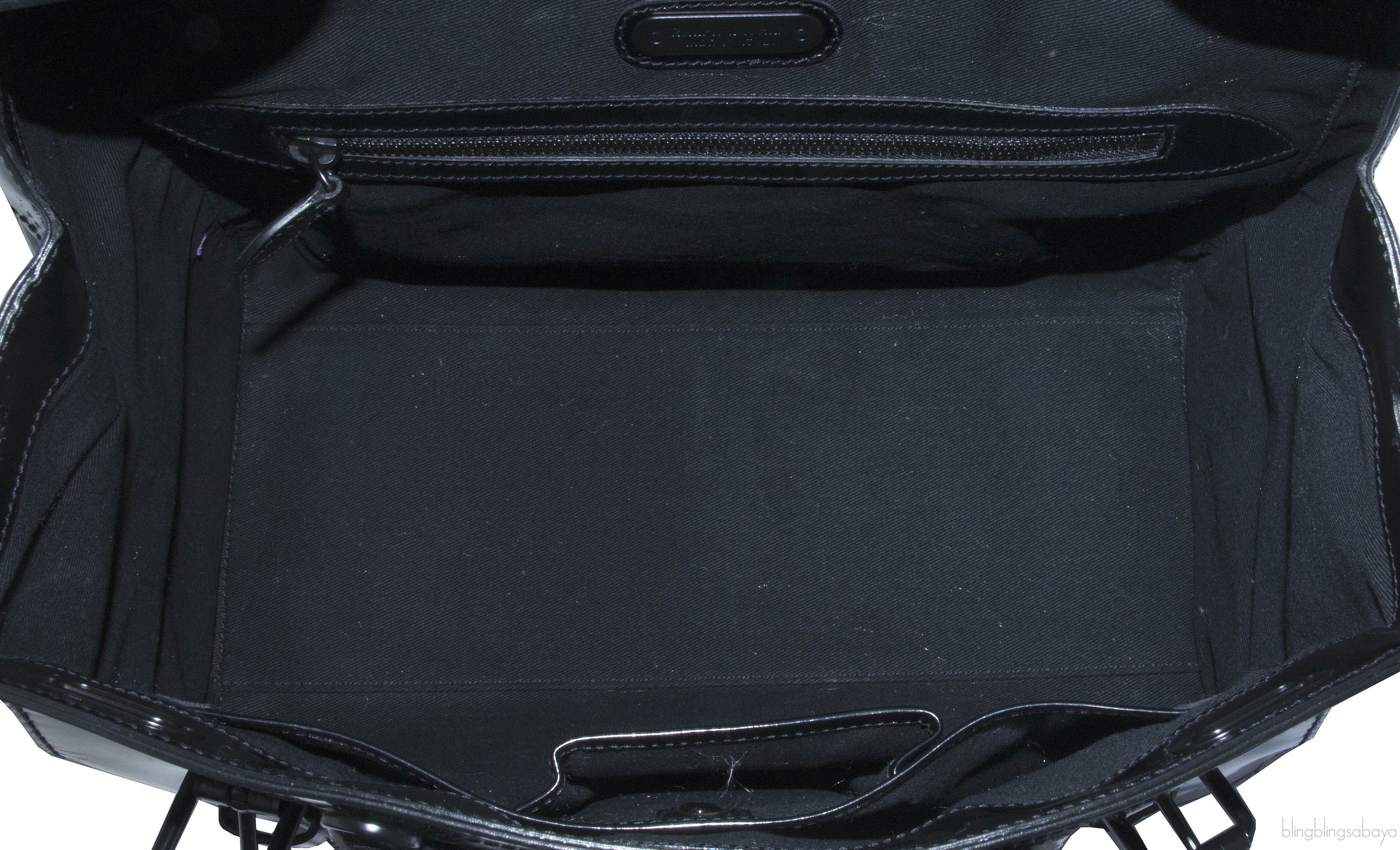 Patent So Black Soft Ricky Bag