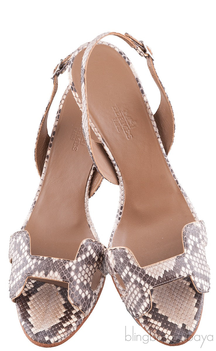 Night 70 Snakeskin Slingback