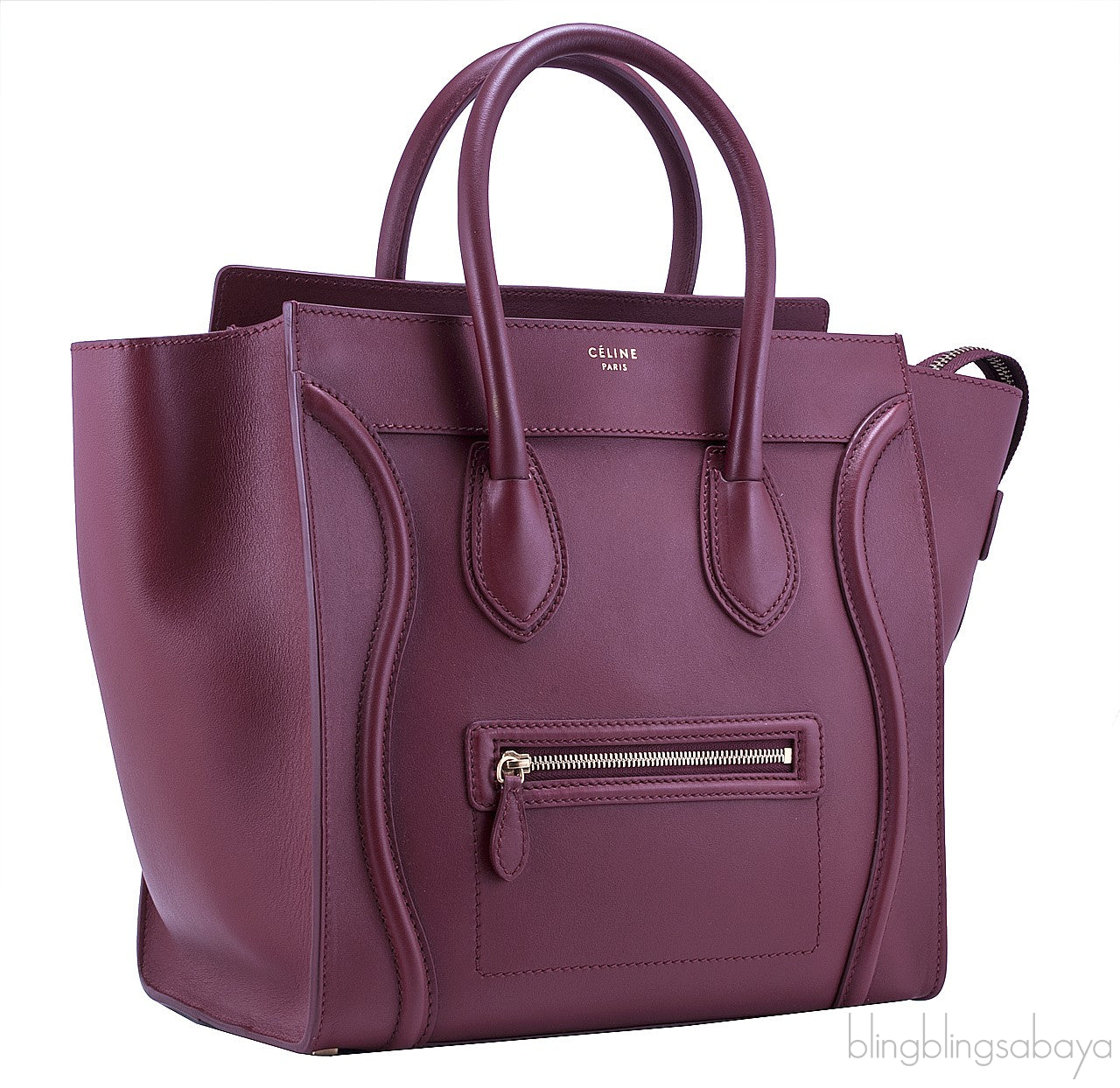 Mini Luggage Rust Maroon