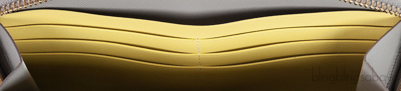 Rolex Bi-color Zip Around Wallet
