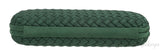 Emerald Green Intrecciato Knot Clutch