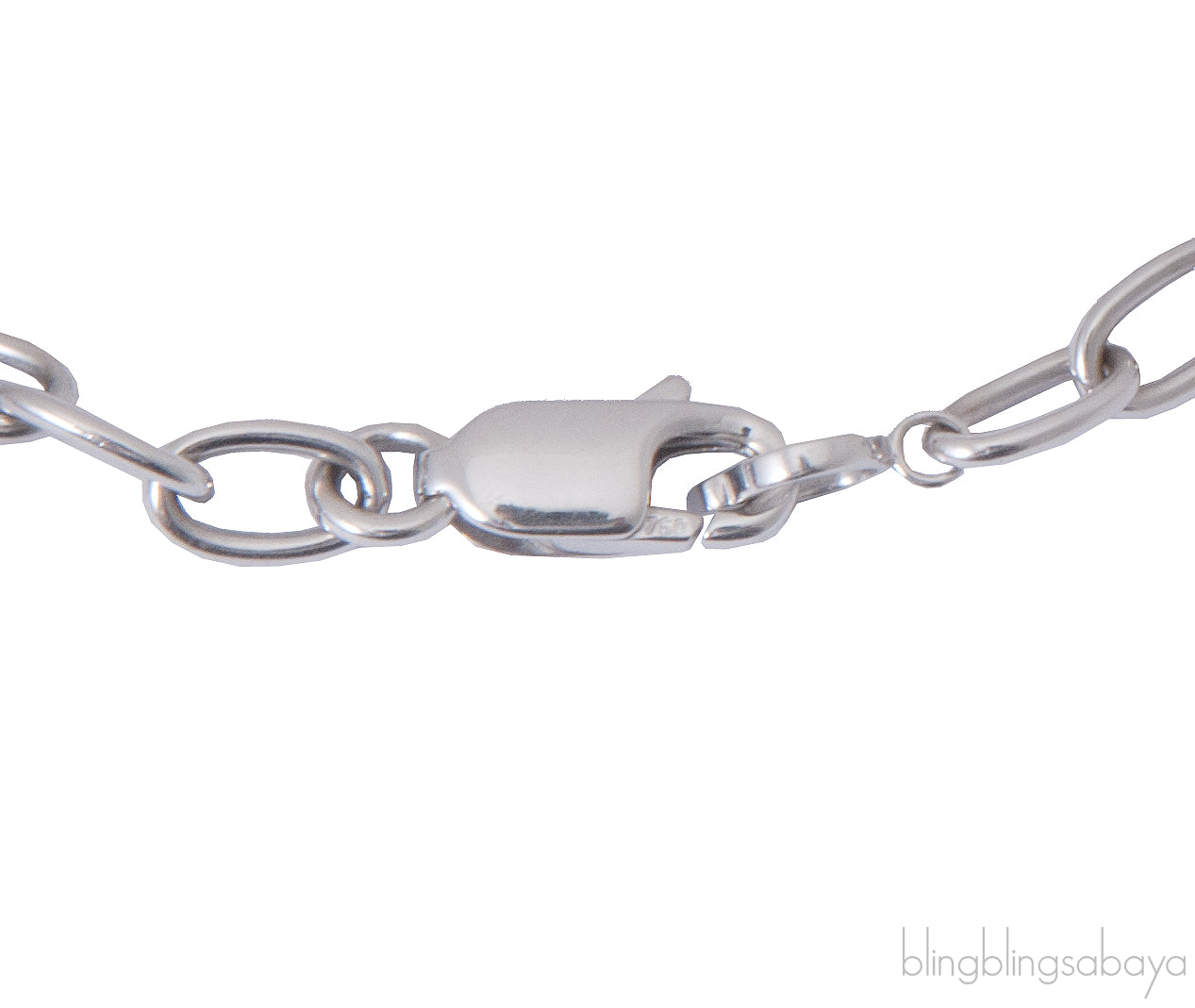Bell & Fish Motif Diamond WG Bracelet