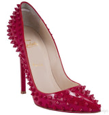 Pigalle Spikes Red Patent Heels