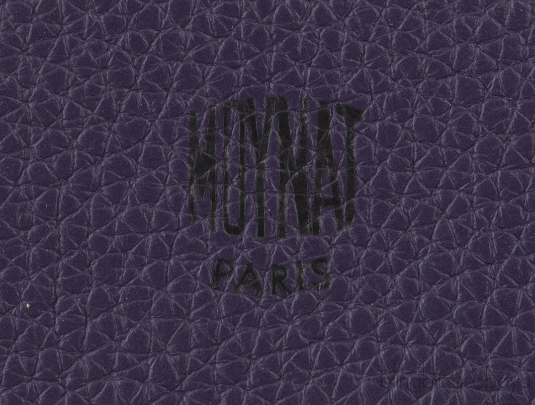 Moynat Leather Zip Pouch