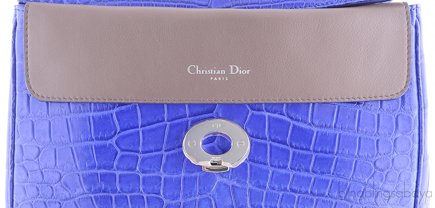 Be Dior Crocodile Flap Bag