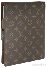 Large Ring Monogram Agenda
