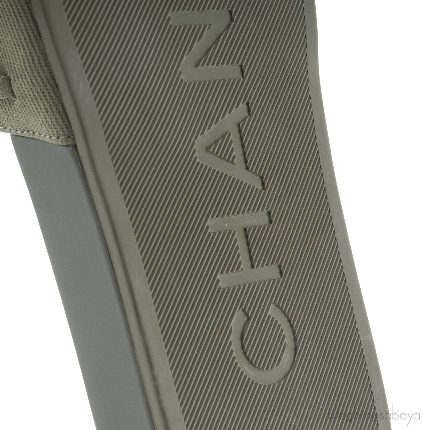 Olive Green Chain Slip-on Sandals