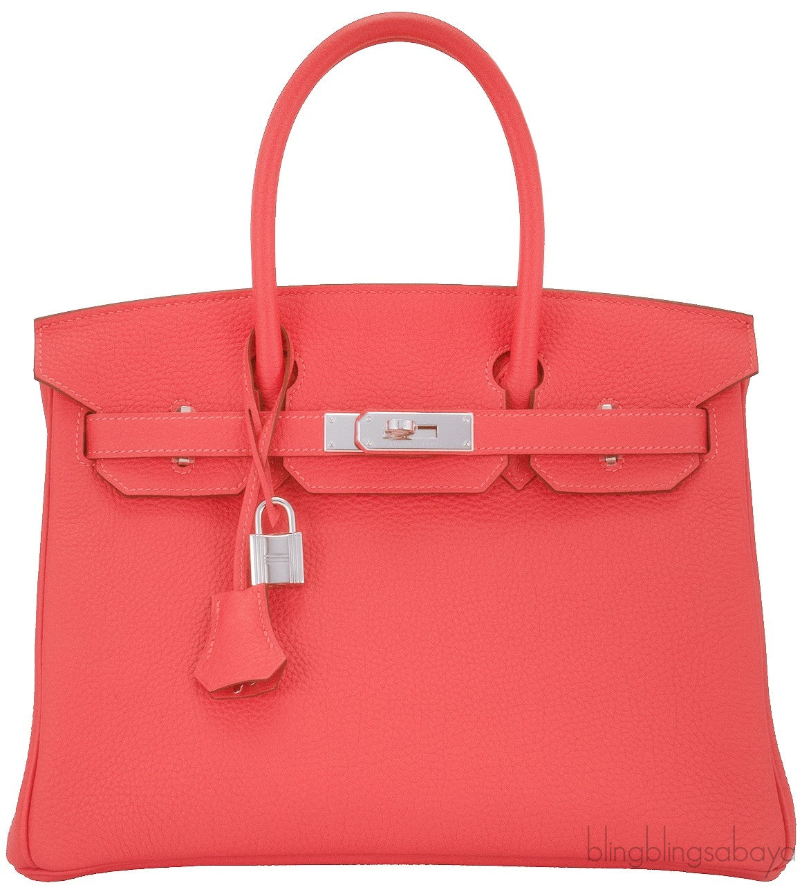 Birkin 30 Togo Rouge Pivoine PHW