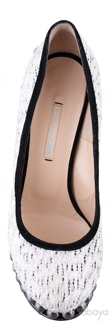 Tweed Pearl Platform Pump