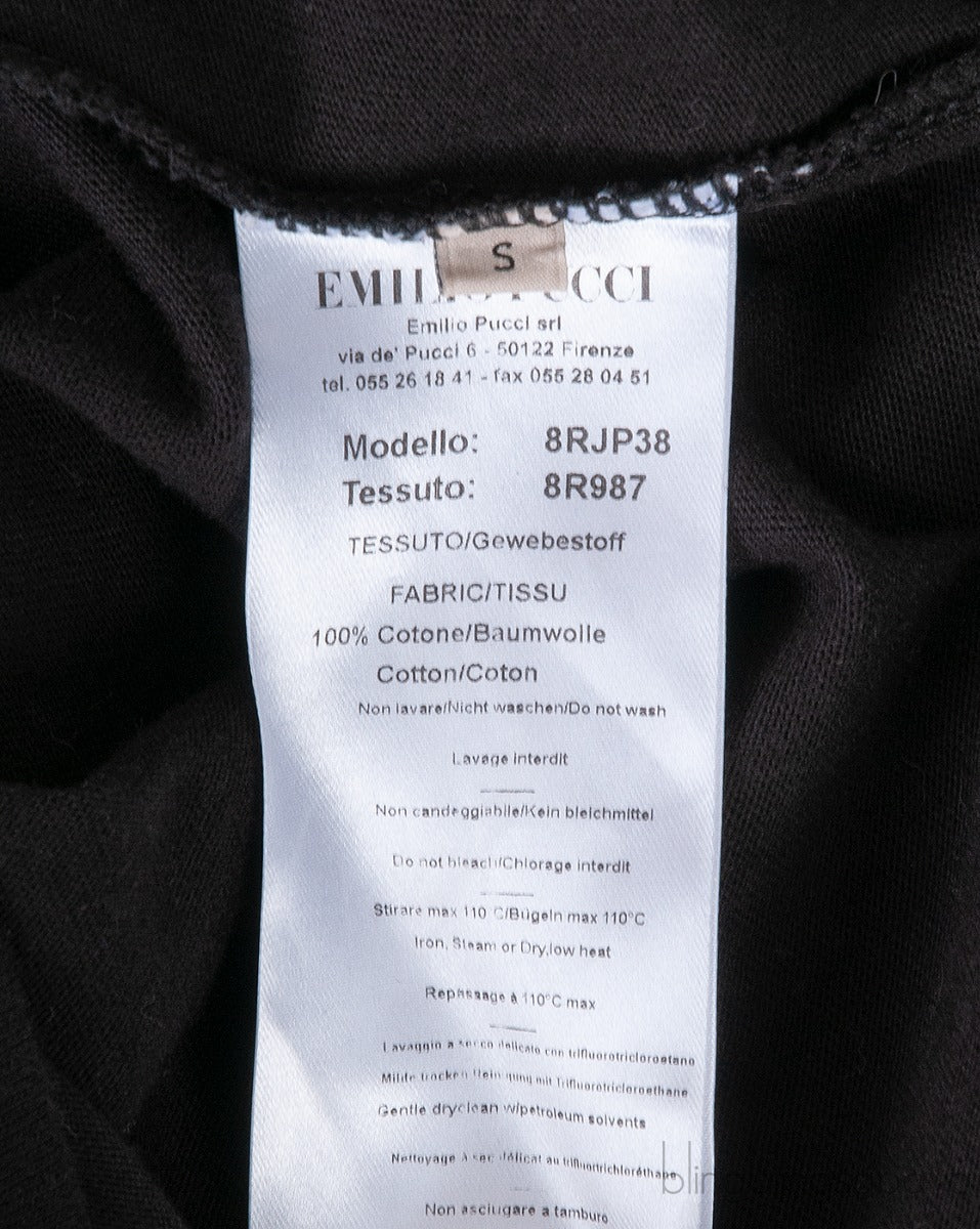 Black Crystal Embellished T-shirt