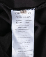 Black Crystal Embellished T-shirt