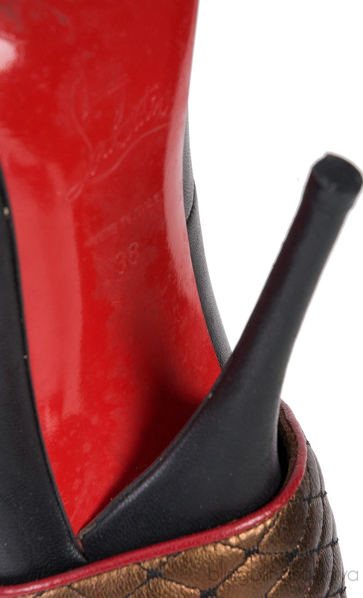 Black & Red Huguetta Heels