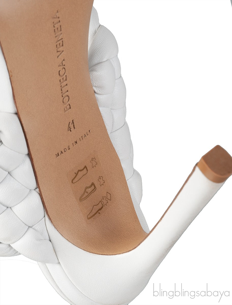 Curve Optic White Sandals
