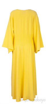 Augusta Yellow Knitted Dress