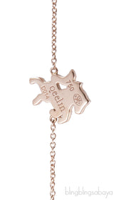 Rose Gold Horse Diamond Bracelet
